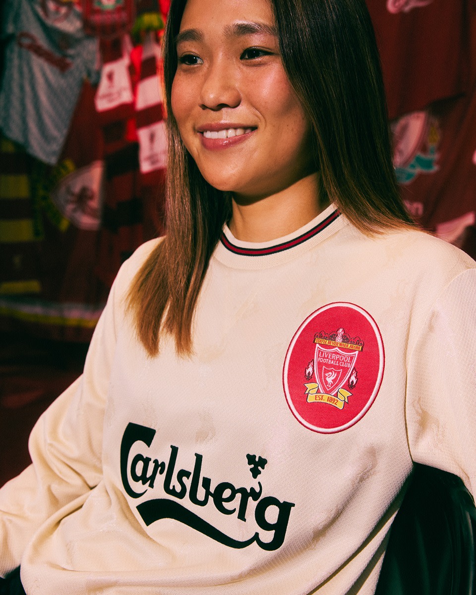 LFC 레트로 성인용 96/97 롱 슬리브 어웨이 셔츠 - Image 2