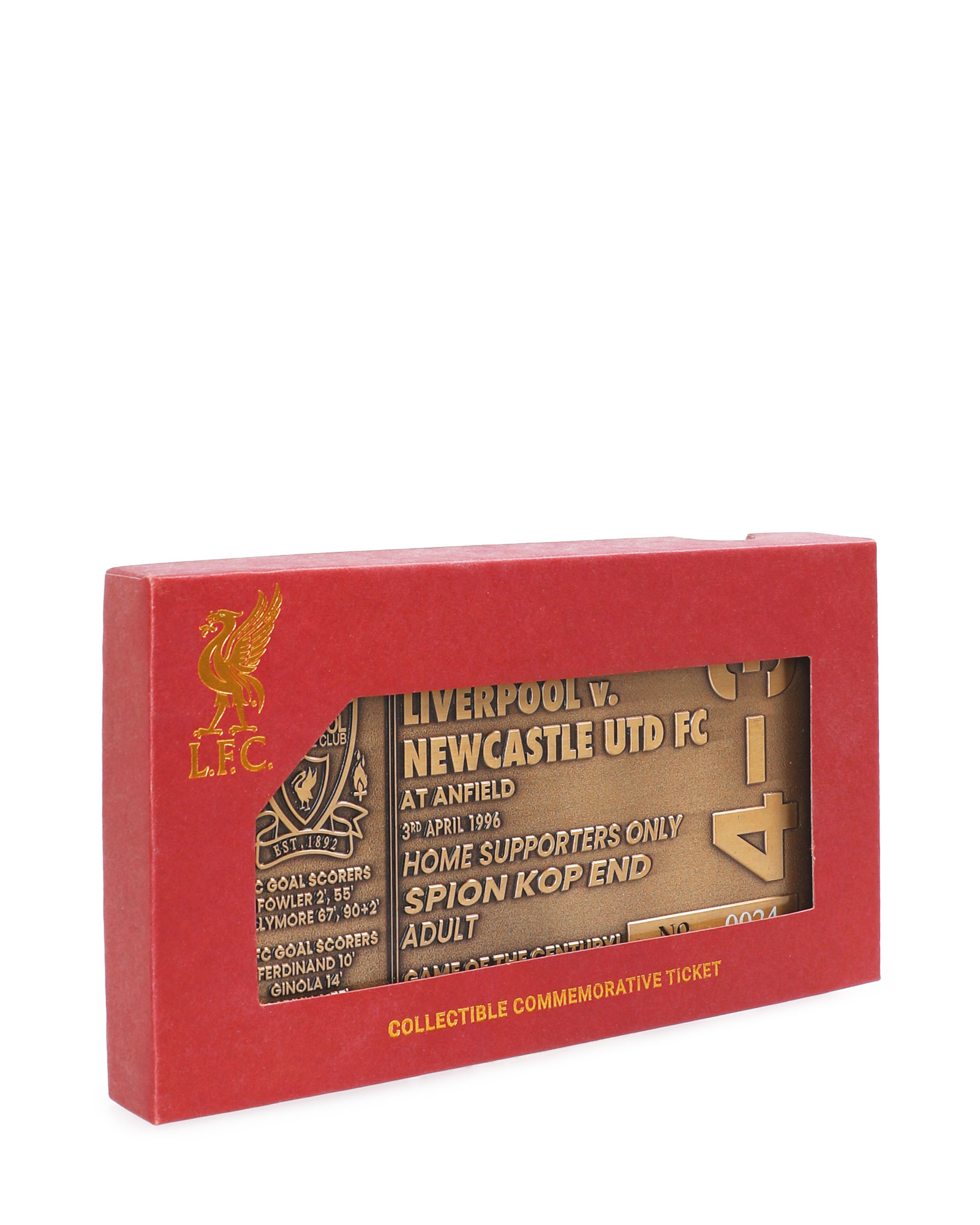 LFC 4-3 Newcastle Collectible Ticket
