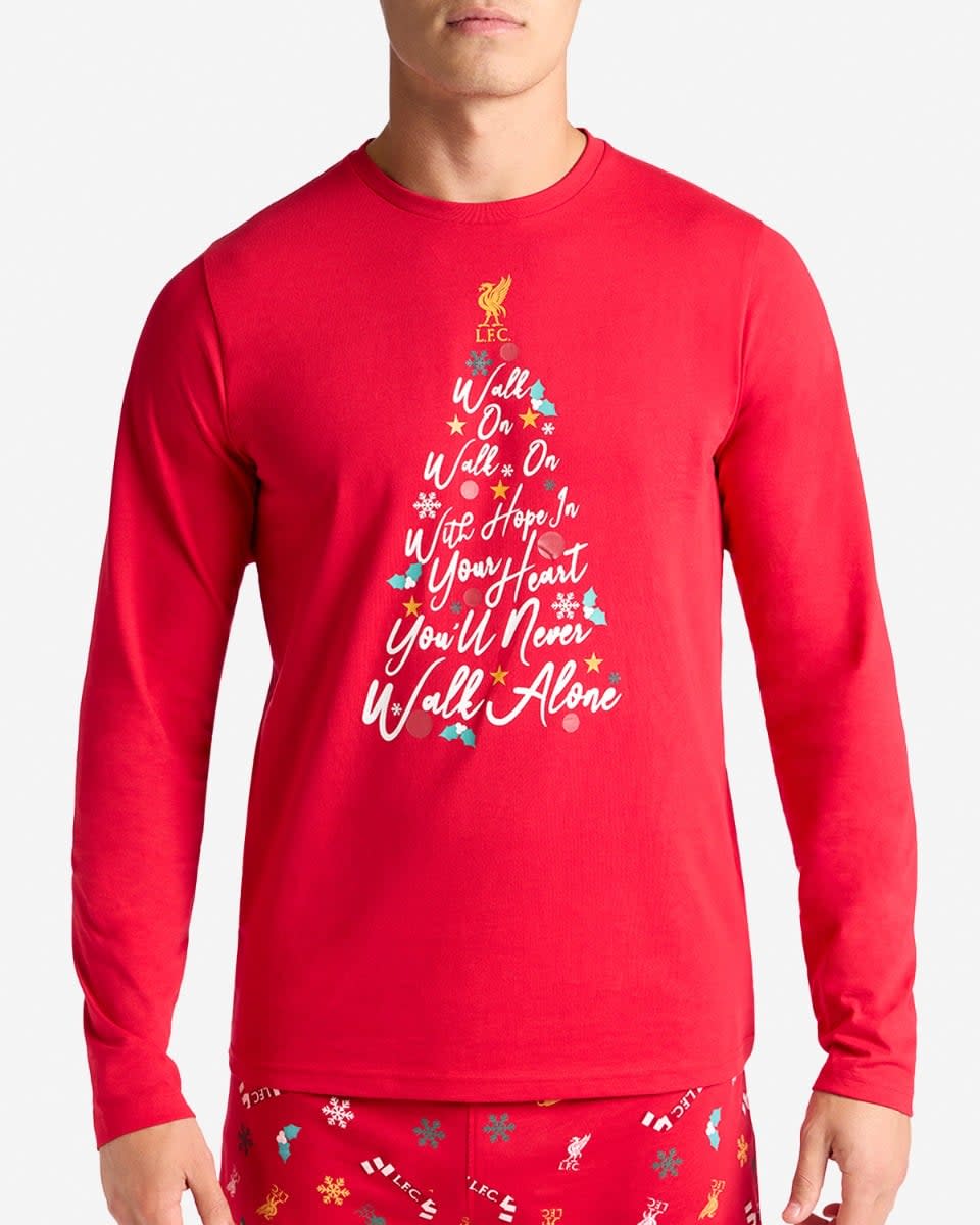 LFC Mens Christmas Pyjamas Red - Image 4