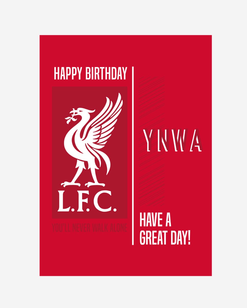LFC ハッピーバースデーカード - Image 3