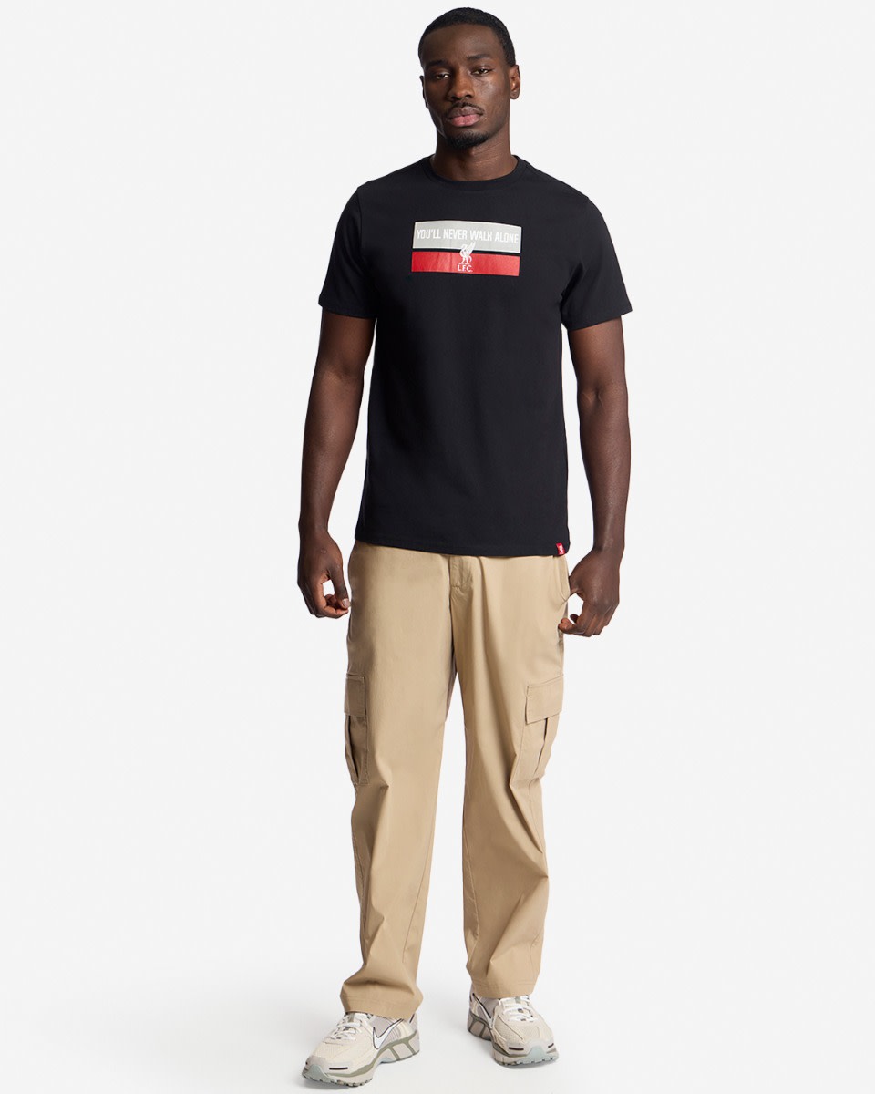 LFC Mens YNWA Block Tee Black - Image 3