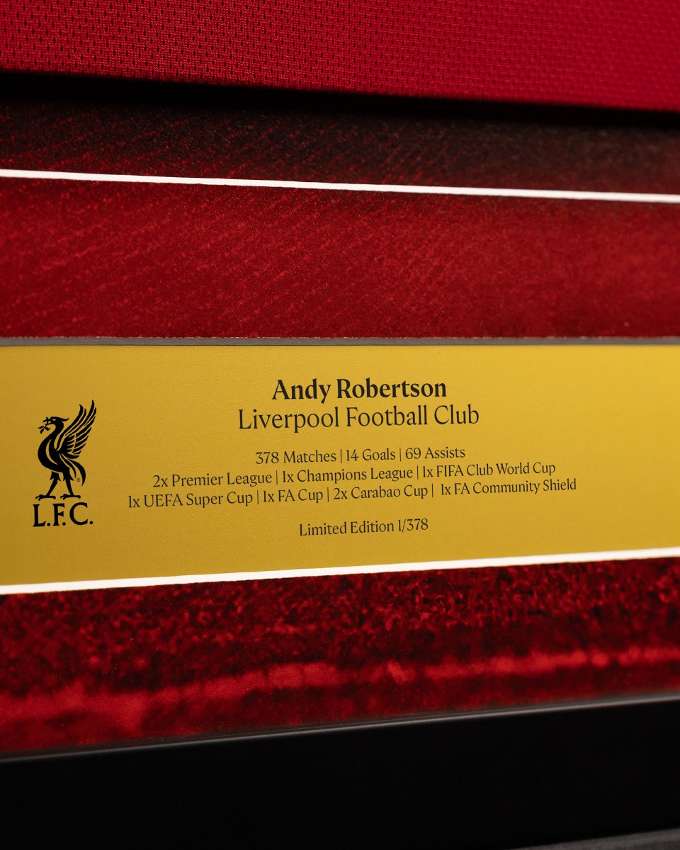 LFC Framed 25/26 Robertson Hero Shirt - Image 2