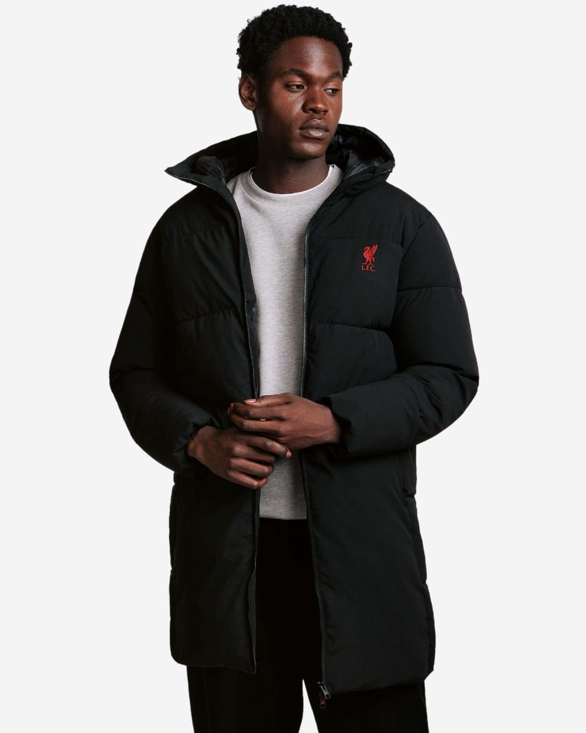 Veste de match longue LFC pour homme, noire - Image 1