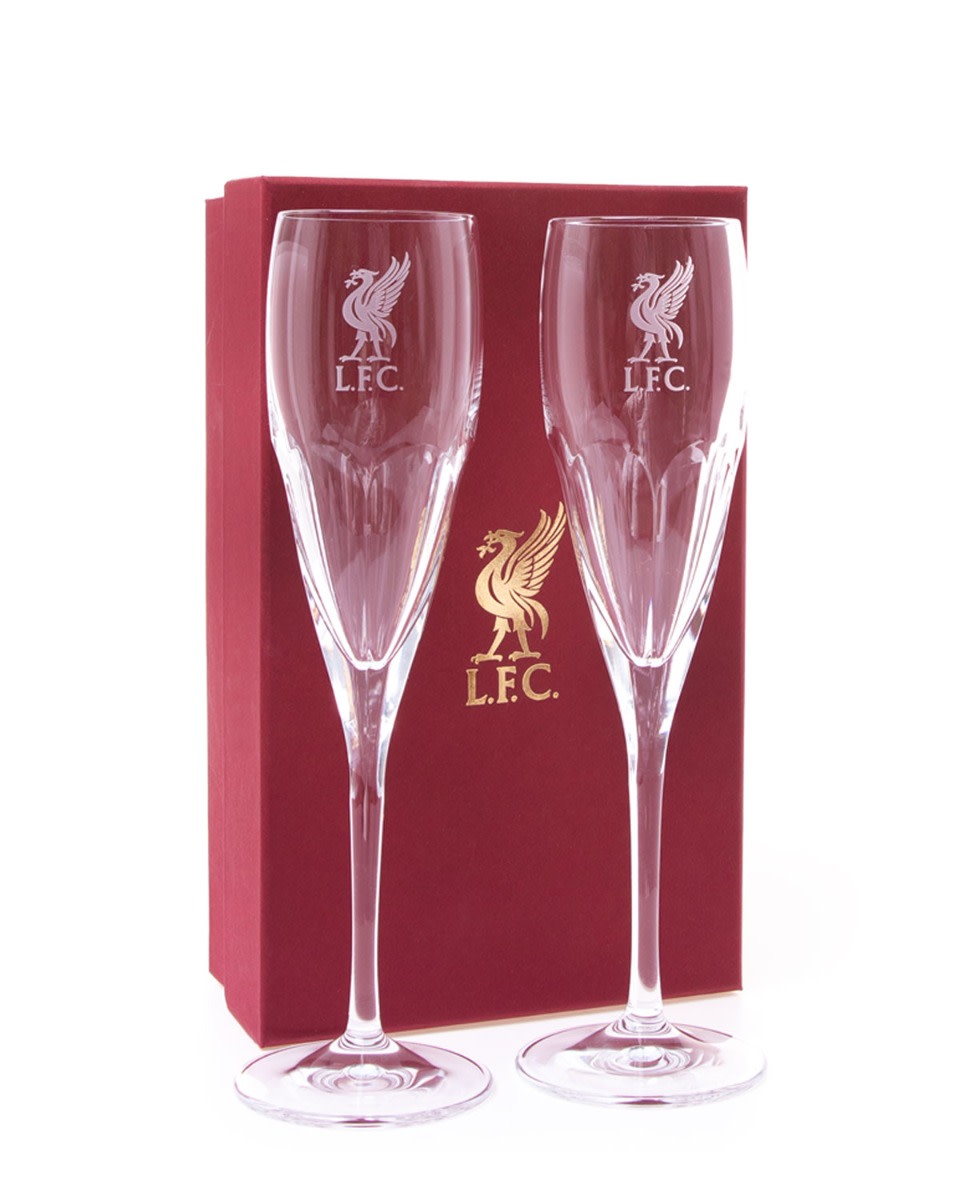 LFC Crystal Champagne Glass Pair - Image 2