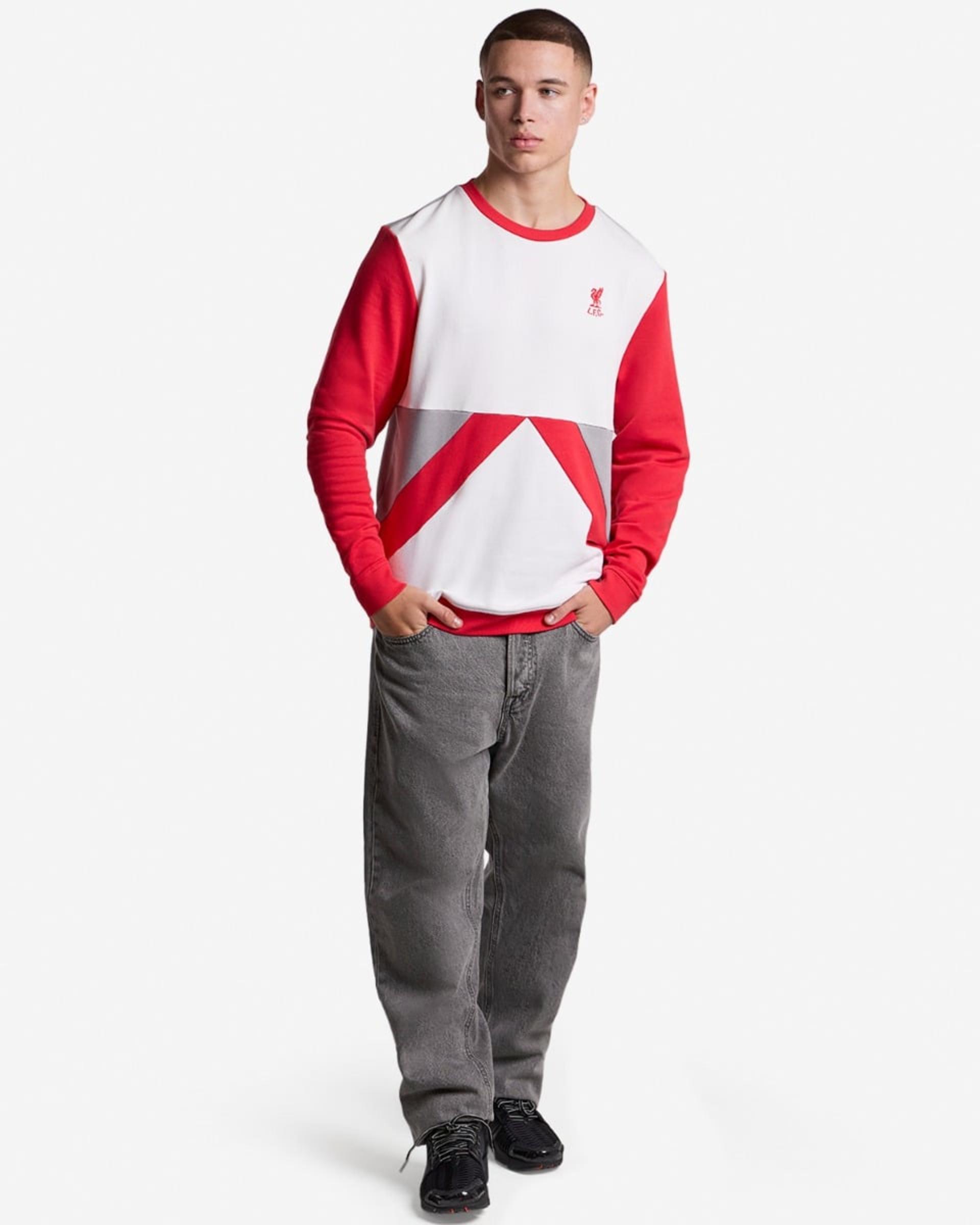 LFC Herren-Sweatshirt mit Rundhalsausschnitt, 86 Panels, Weiß - Image 4