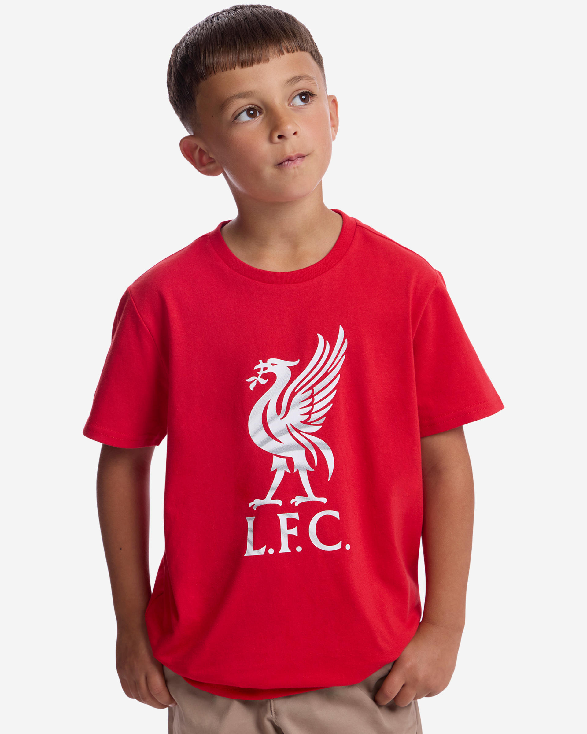 Camiseta Liverbird Wing de LFC Juniors, roja - Image 1