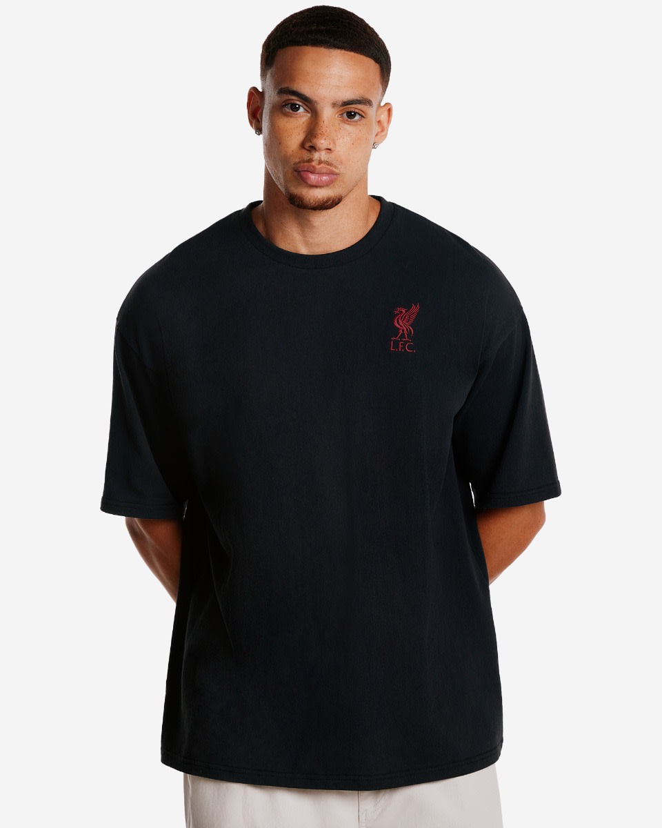LFC Mens YNWA Back Print Tee Grey - Image 4