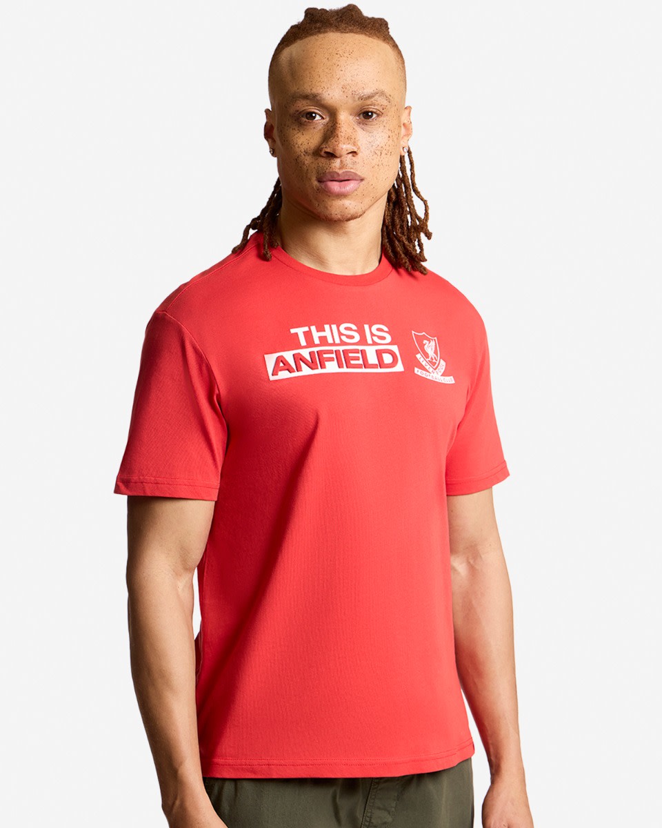 LFC Herr This Is Anfield Tee Röd - Image 1