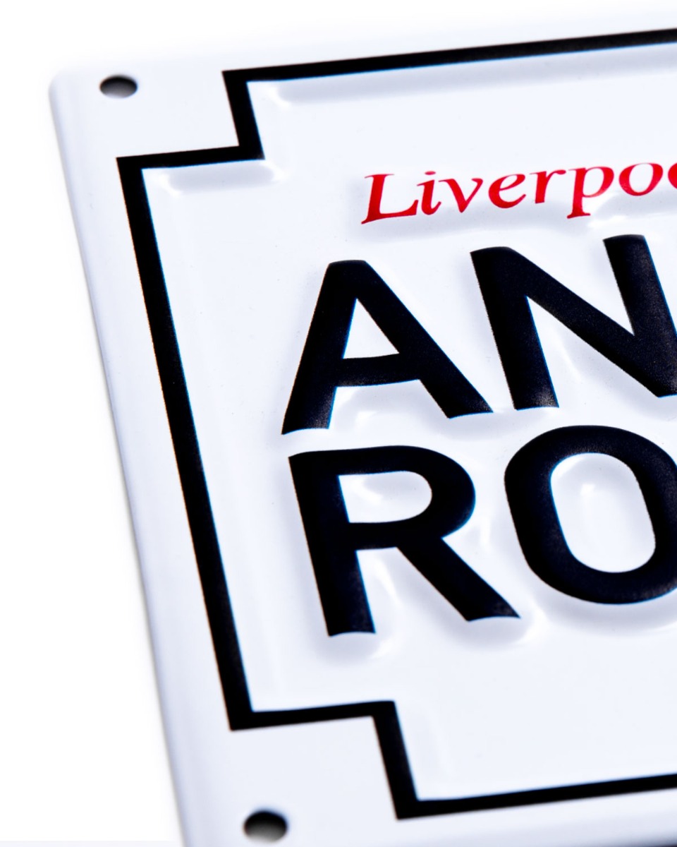 LFC Anfield veiskilt i lite metall - Image 2