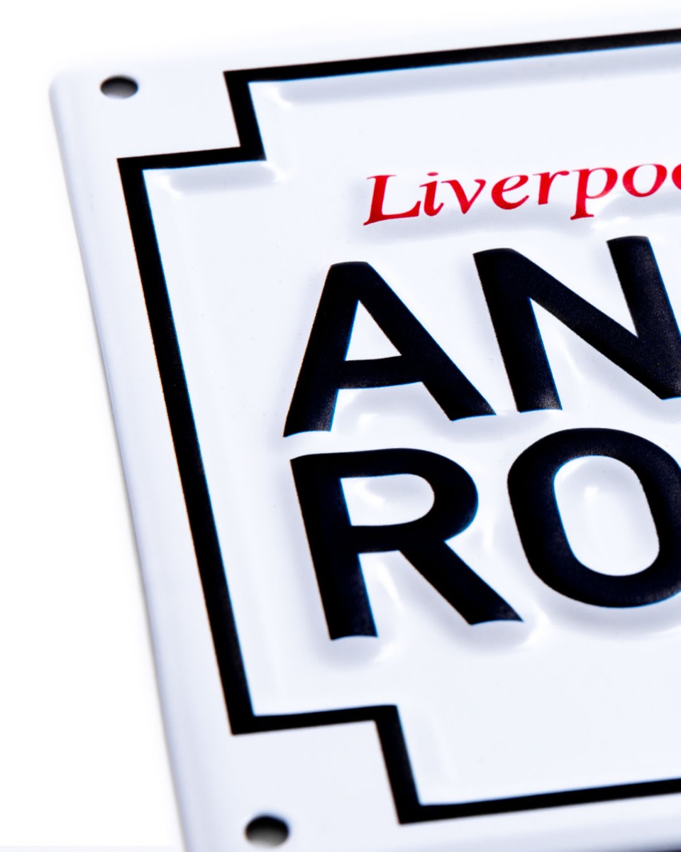 LFC Small Metal Anfield Road Sign - Image 2
