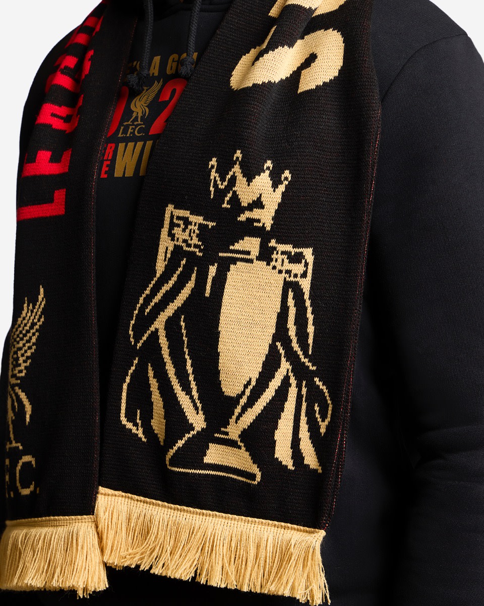 LFC EPL Champions 24/25 Scarf Black - Image 2