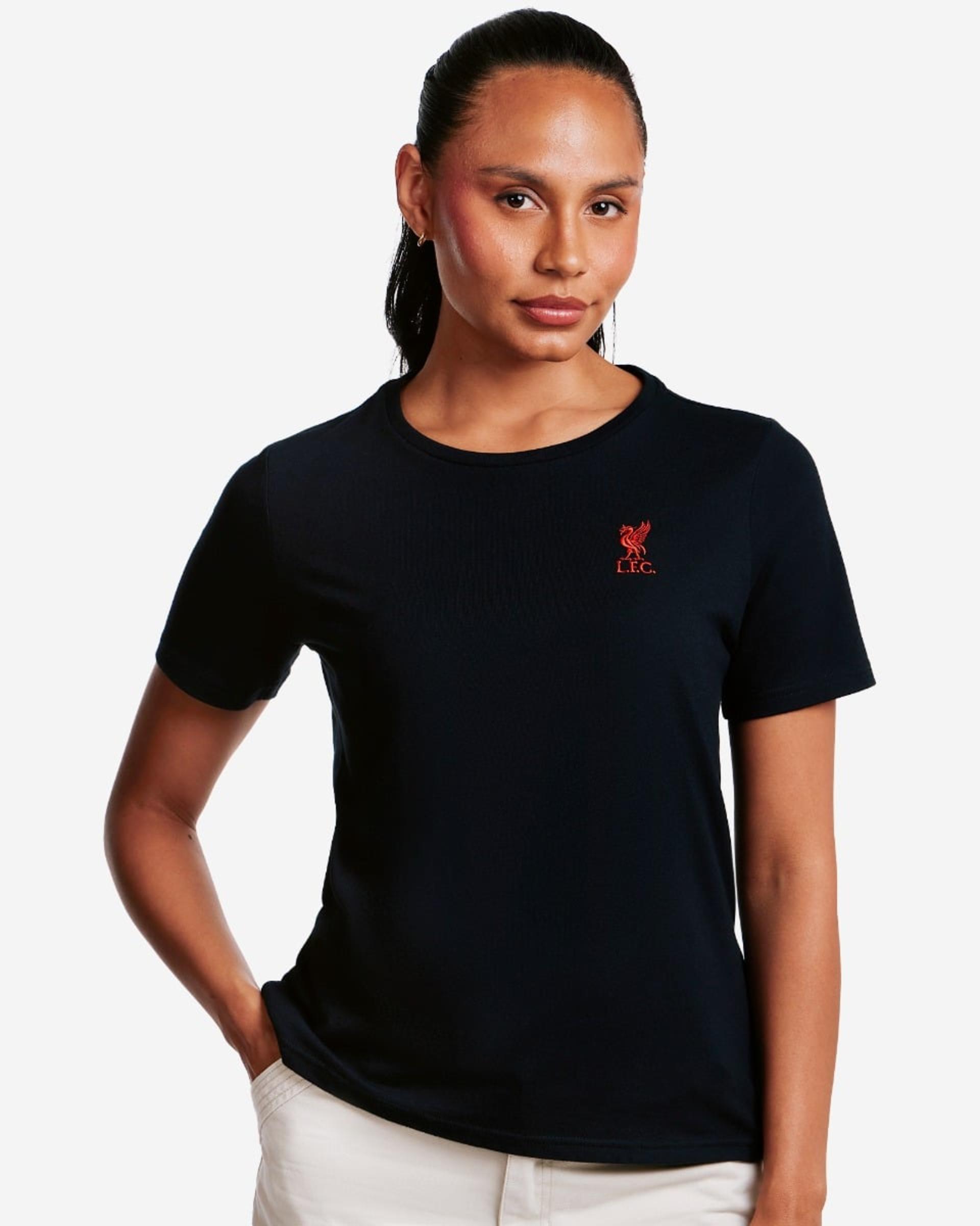 T-shirt Liverbird du LFC pour femmes, noir - Image 1