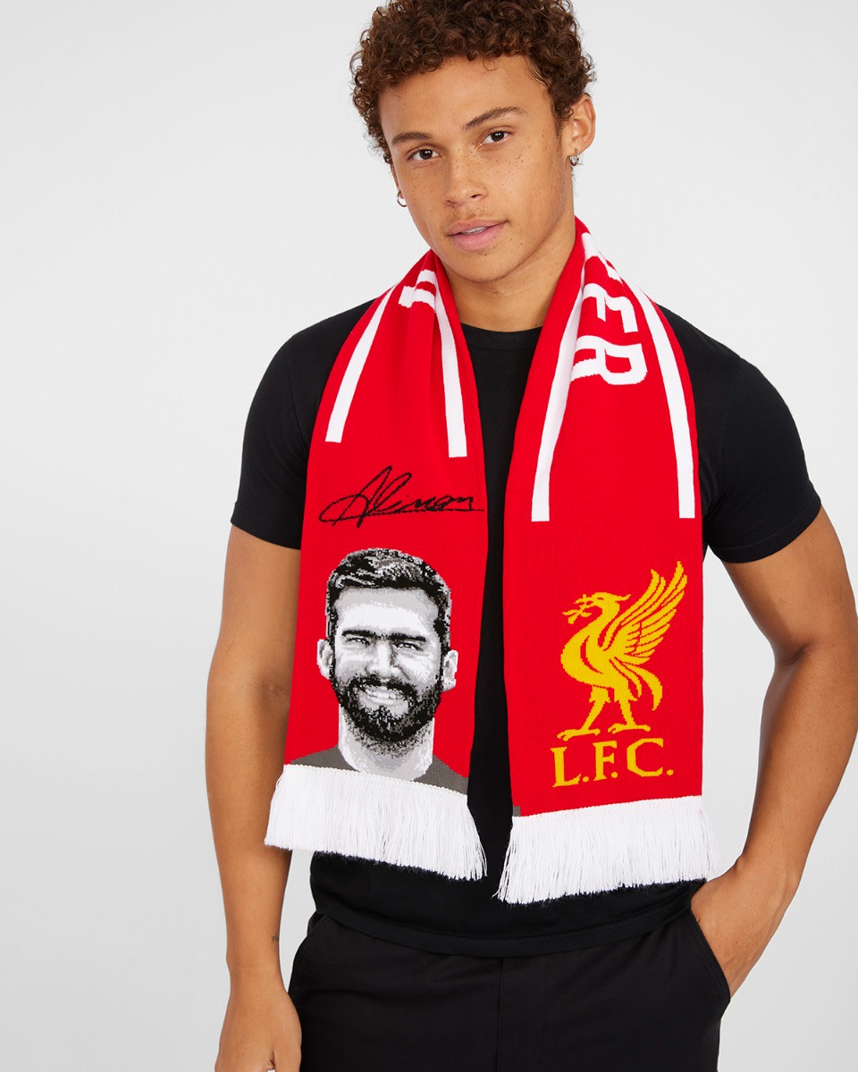 LFC Player Scarf Alisson Becker - Image 1