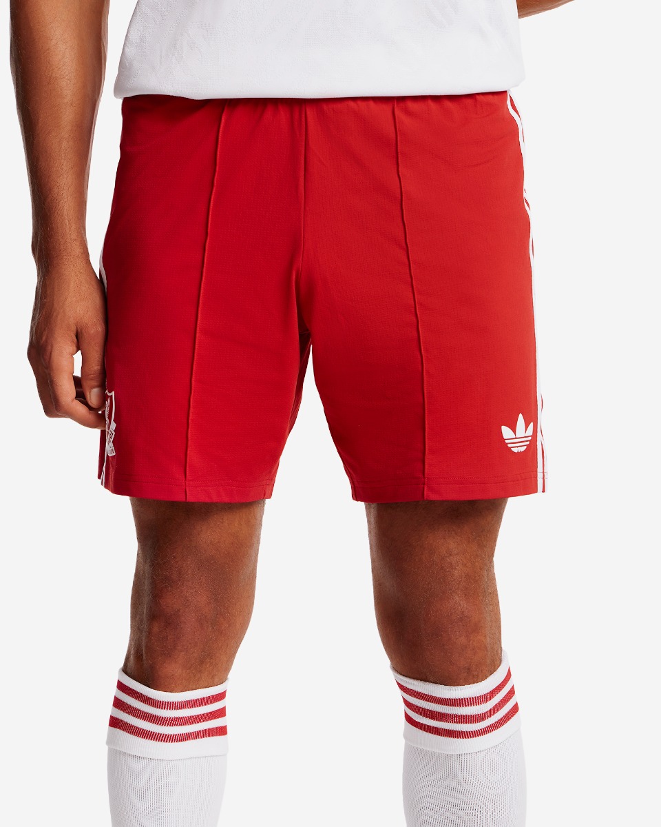 LFC adidas Mens 26/27 Authentic Away Shorts Red - Image 1