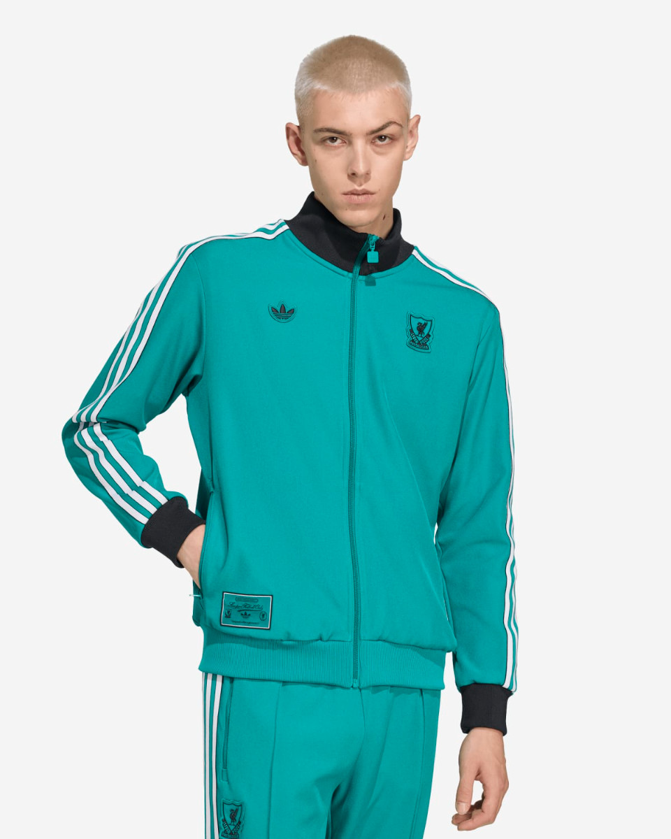 เสื้อแจ็คเก็ตแองทที่สาม LFC adidas ผู้ชาย 25/26 ไอคอน - Image 1