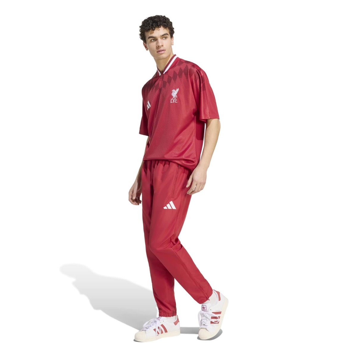 LFC adidas Mens 26/27 Stadium Pants Active Maroon - Image 3