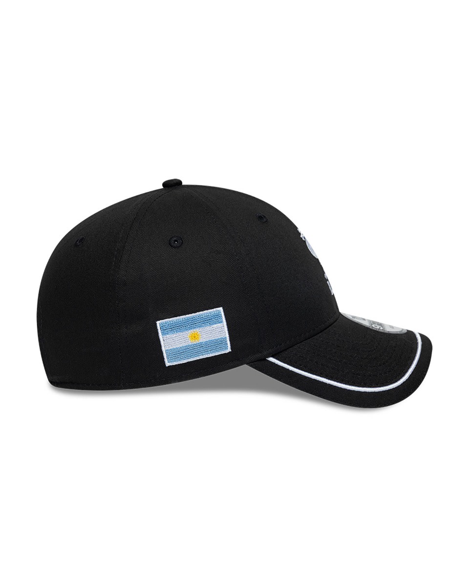 LFC New Era 9FORTY Argentina Kappe für Erwachsene, Schwarz - Image 4