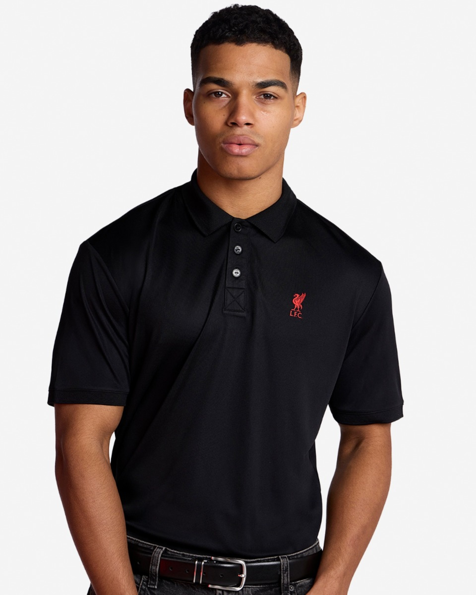 เสื้อโปโลบุรุษ LFC สีดำ - Image 2