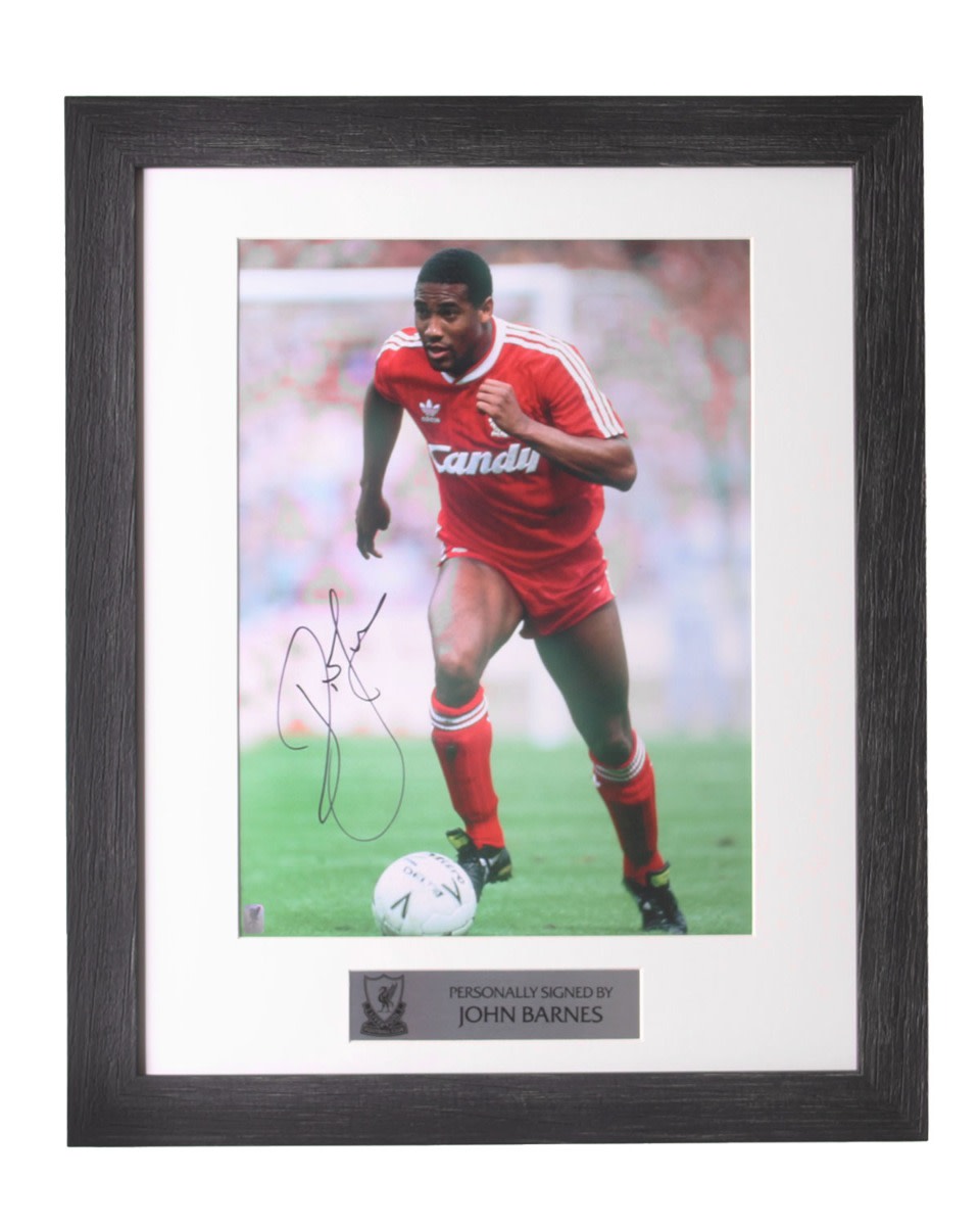 LFC Signed Barnes 12 x 16 Image - Image 1