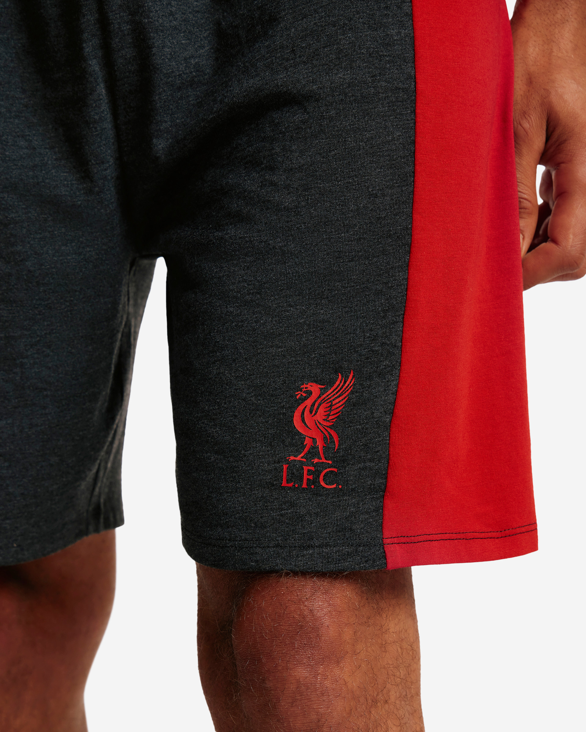 Ensemble de pyjama court pour homme LFC rouge - Image 3