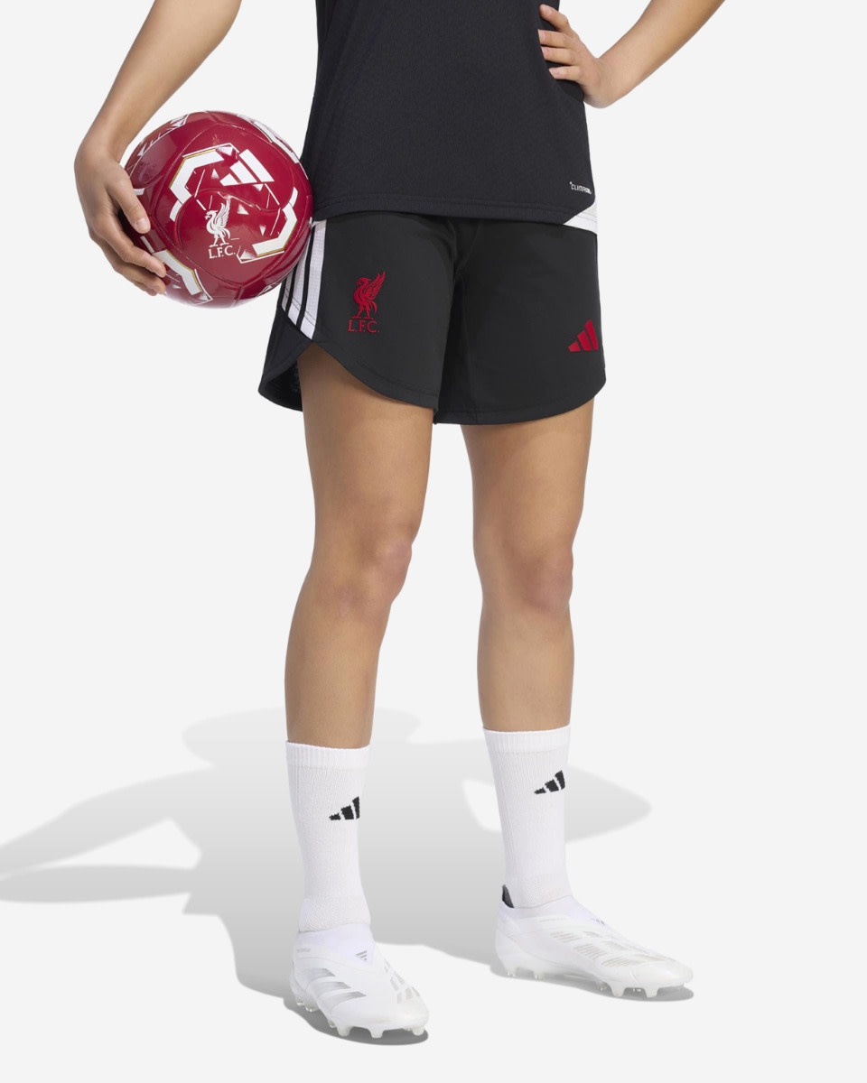 LFC 阿迪达斯女式 26/27 Tiro 训练短裤黑色 - Image 1