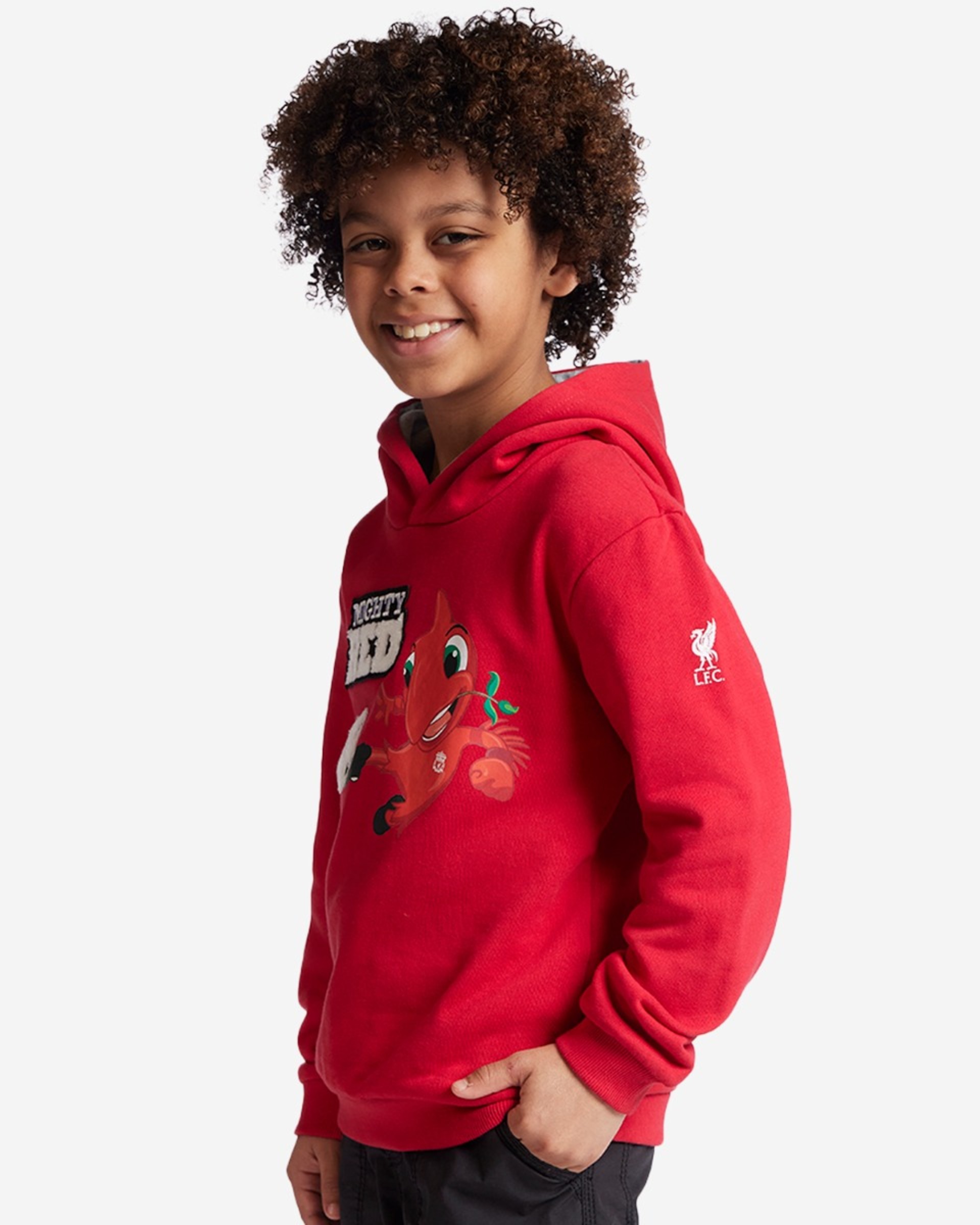 LFC Mighty Red Spædbørns Hættetrøje Rød - Image 3