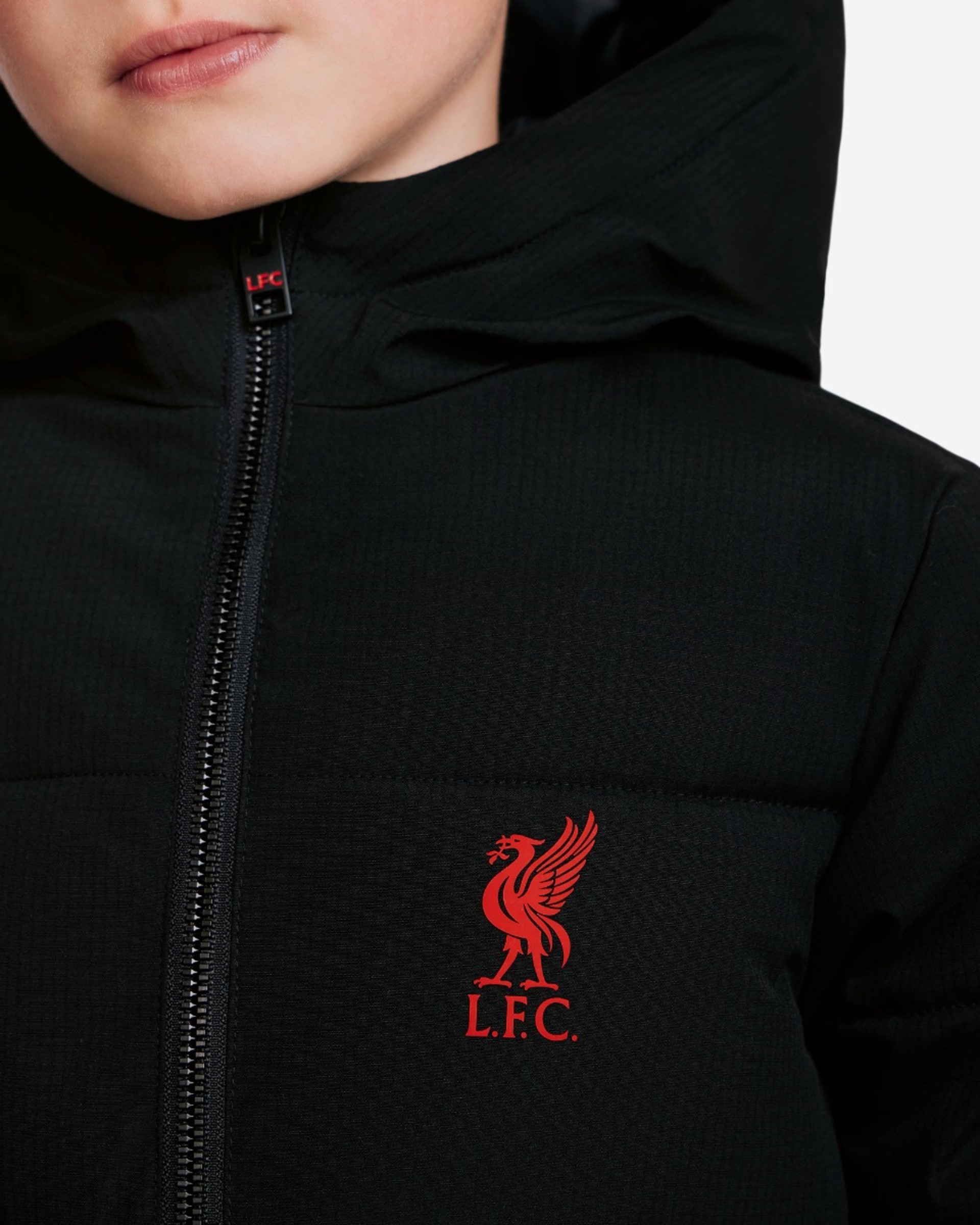 Chaqueta larga Puffa LFC Juniors negra - Image 2