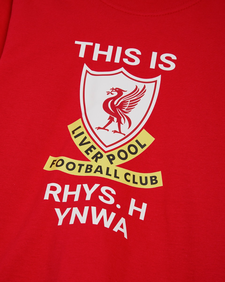 LFC Junior This Is Anfield เสื้อยืดสีแดงส่วนตัว - Image 3