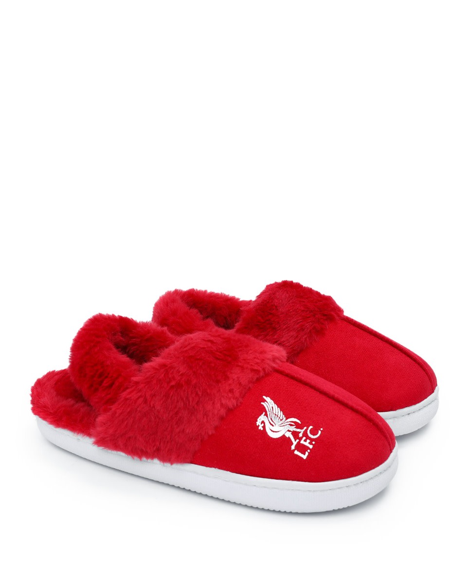 LFC ジュニアガールズスリングバックスリッパレッド - Image 1