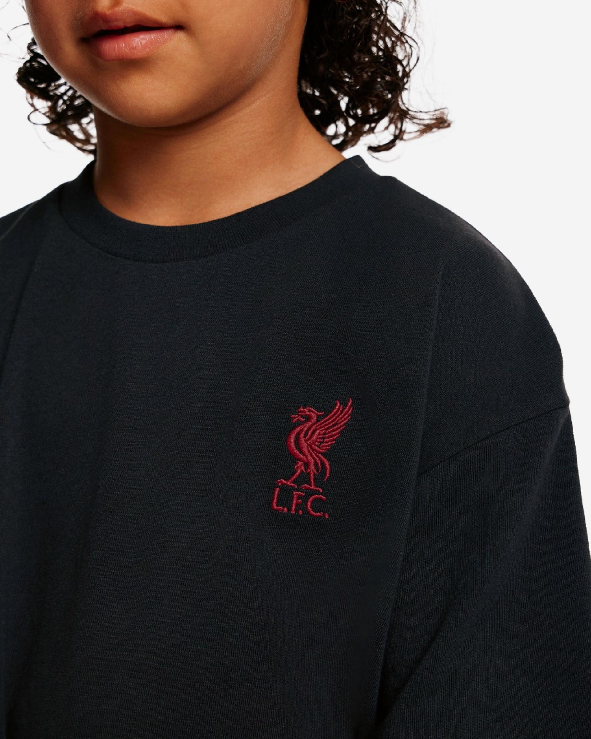 T-shirt surdimensionné YNWA à imprimé dorsal LFC Juniors gris - Image 2