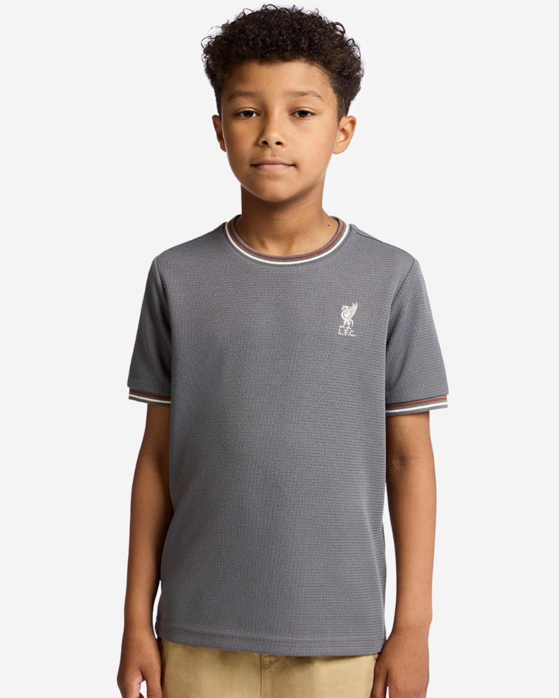 LFC Juniors T-Shirt mit Strickmanschette Grau - Image 1