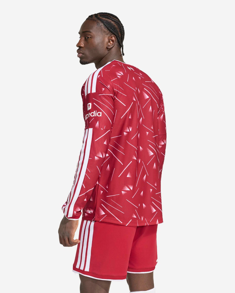 LFC adidas Mens 26/27 Home Authentic Long Sleeve Jersey - Image 2