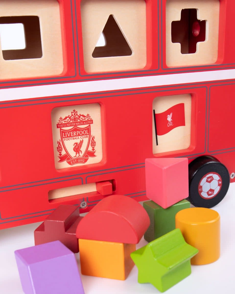 Trieur en forme de bus en bois LFC - Image 2