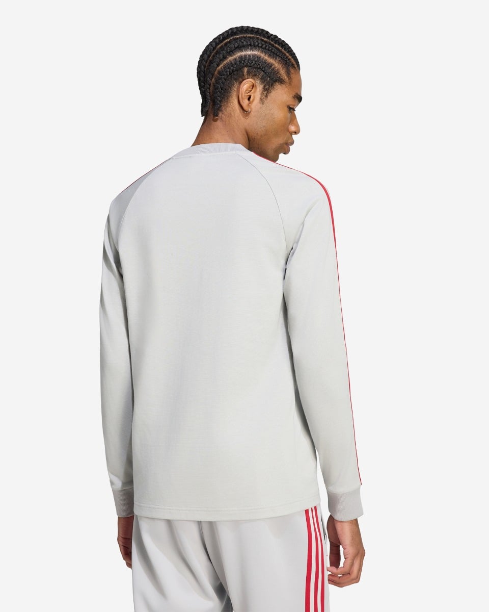 LFC 아디다스 남성용 26/27 오리지널 롱 슬리브 티 그레이 - Image 2
