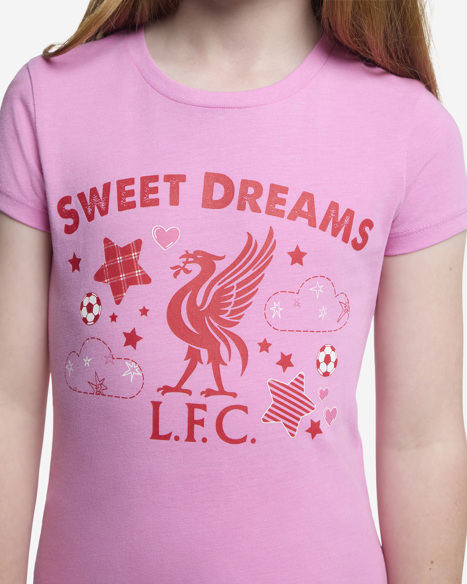 LFC Infant Girls Kort pyjamasset Rosa - Image 2