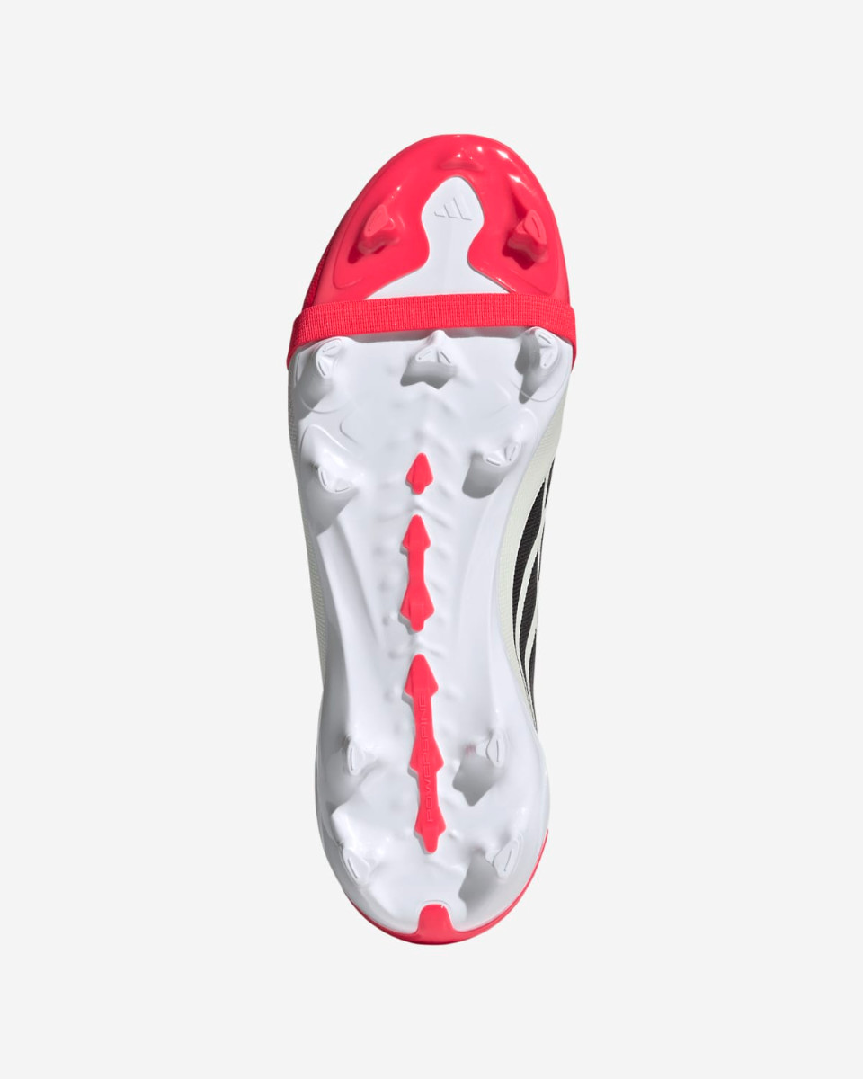 adidas Juniors Predator League Fold-Over Tongue Firm Ground Football Boots Lucid Red / Core Black / Cloud White - Image 4