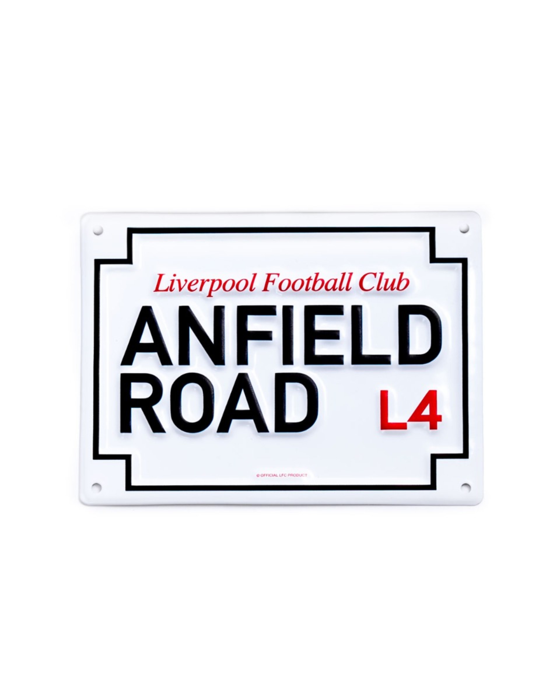 ป้ายถนนแอนฟิลด์โลหะขนาดเล็ก LFC - Image 1