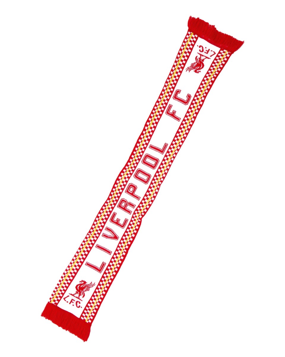 LFC Adults 86 Checker Scarf Red - Image 3