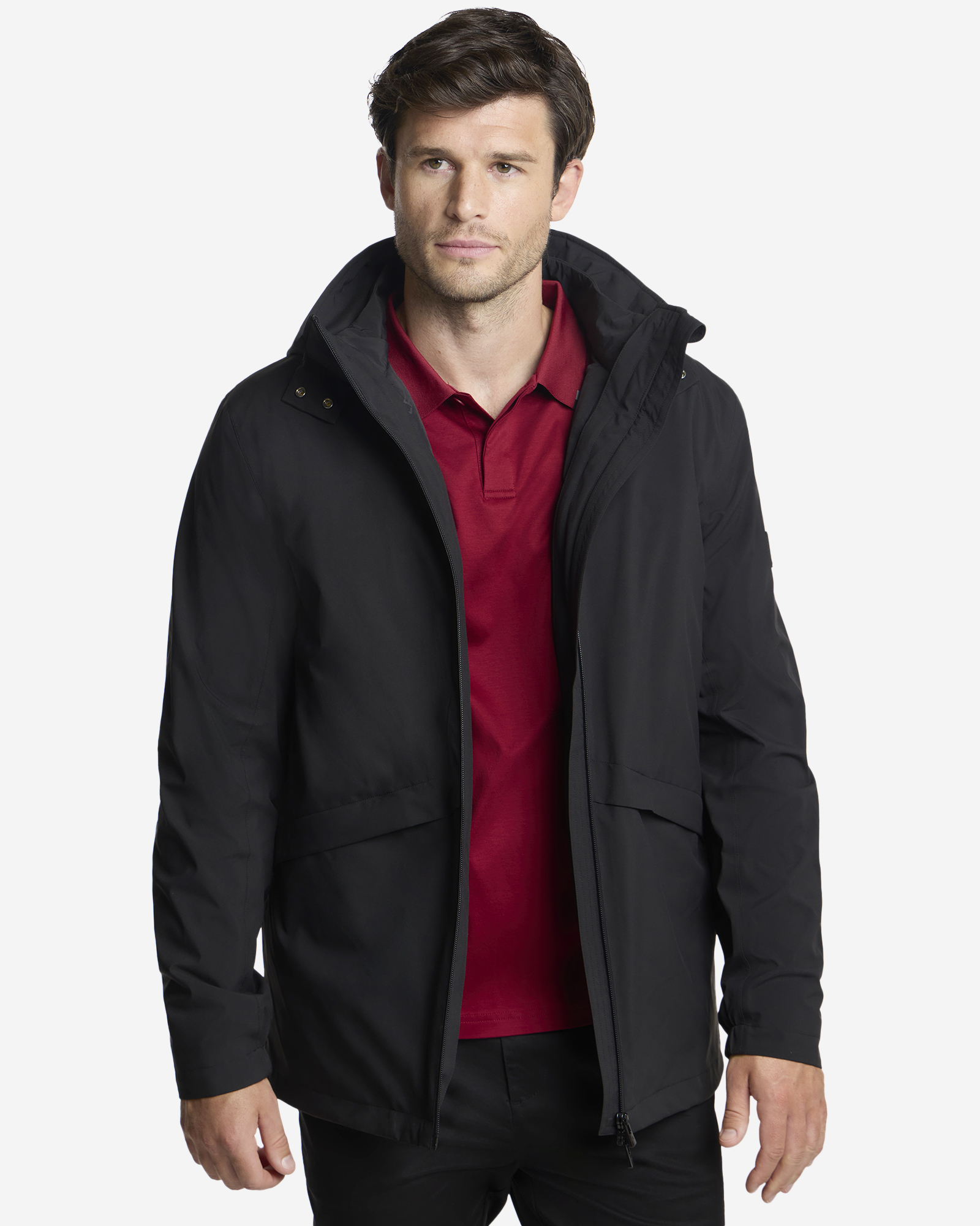 LFC Firma Mens Waterproof 3-In-1 Jacket Black - Image 1