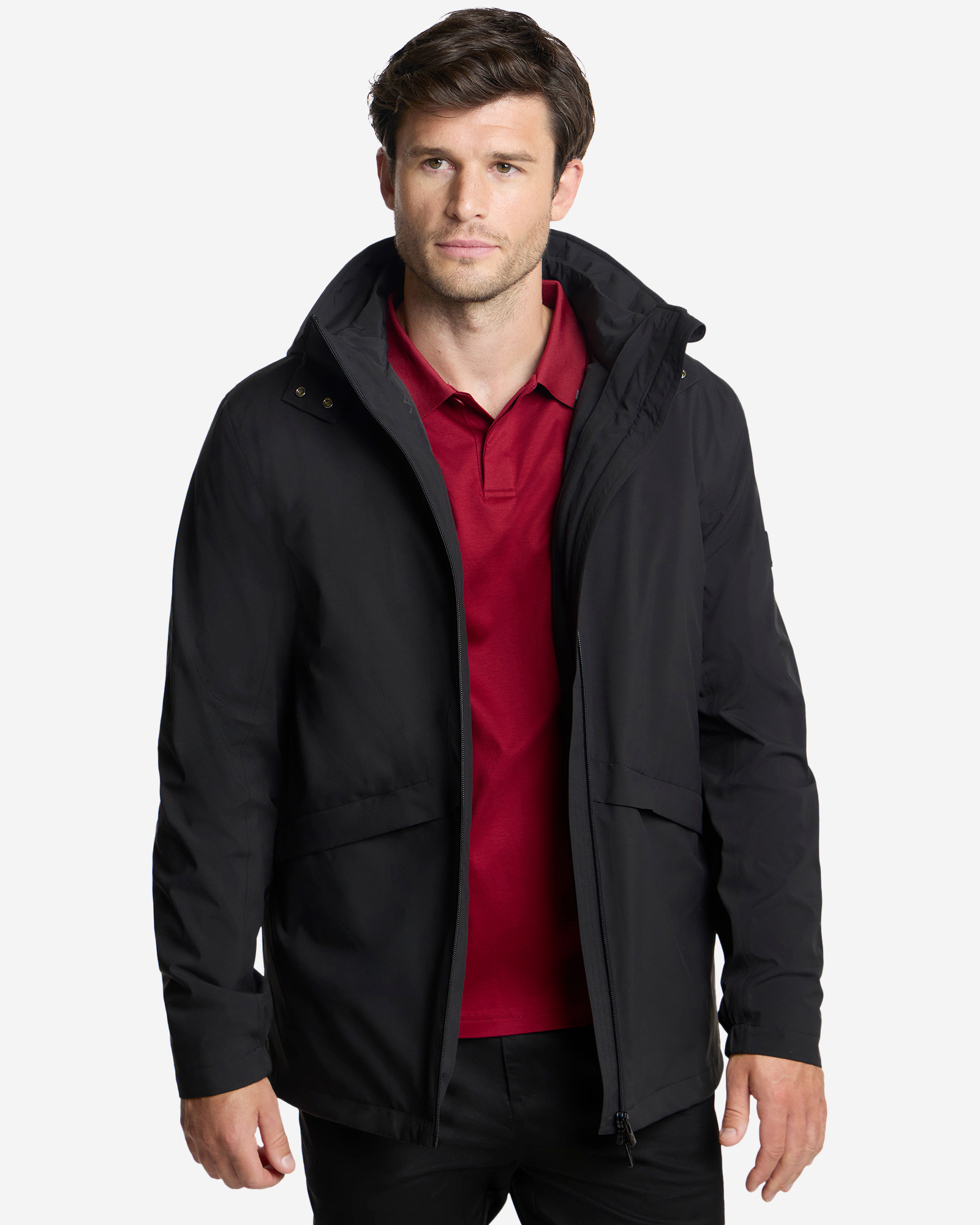 LFC Firma Mens Waterproof 3-In-1 Jacket Black - Image 1