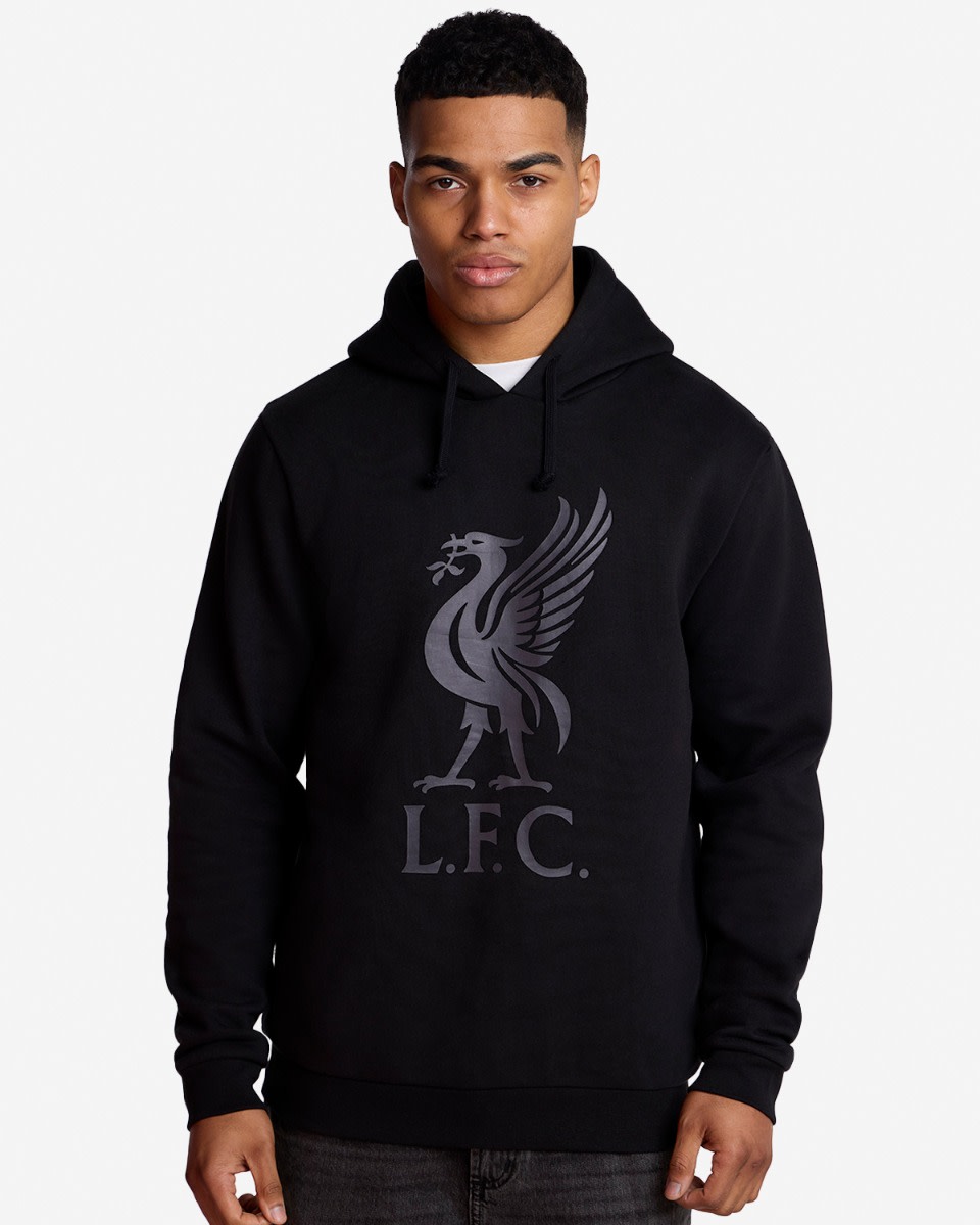 LFC Herre Liverbird hættetrøje sort - Image 1