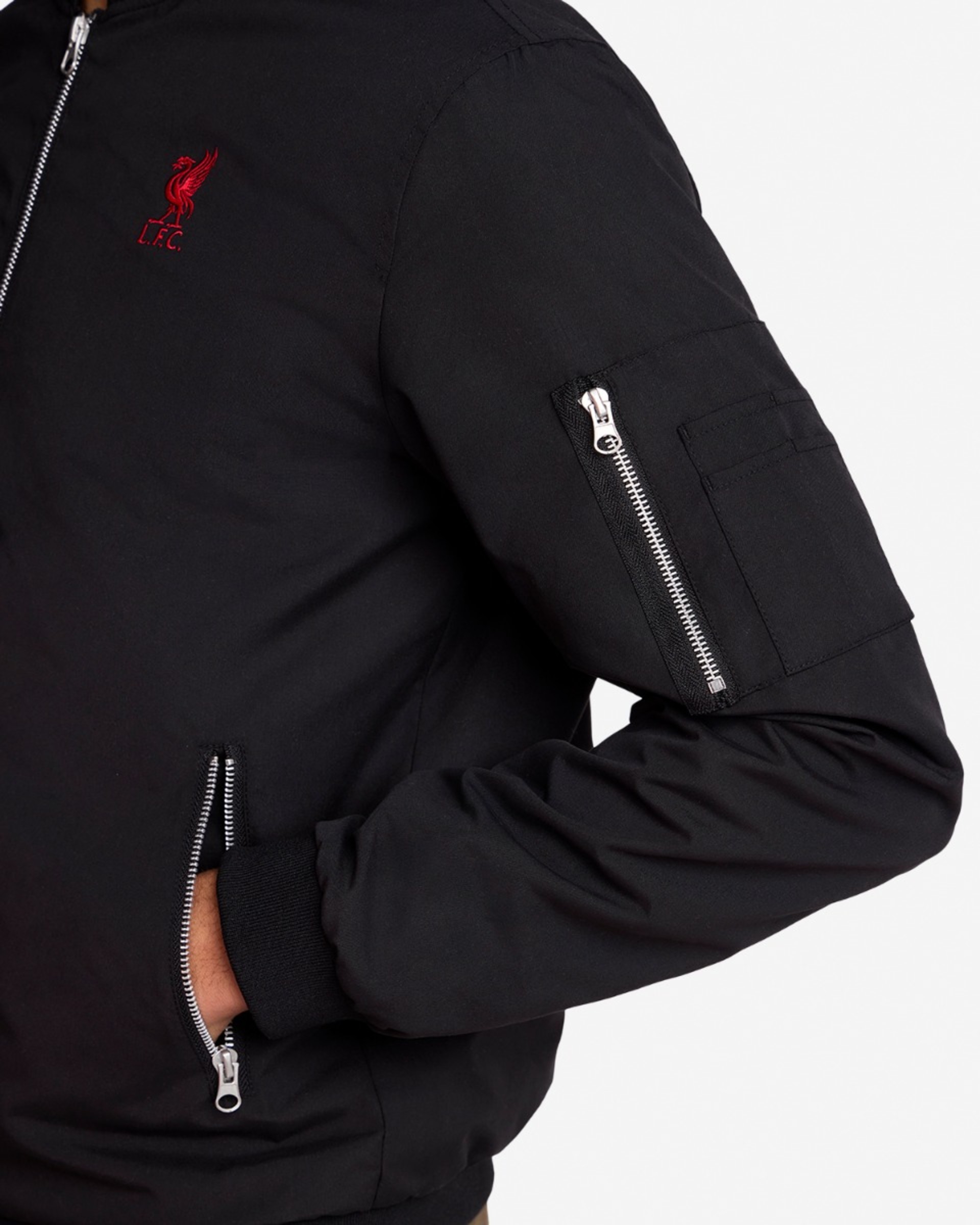 LFC Herren-Bomberjacke Schwarz - Image 2
