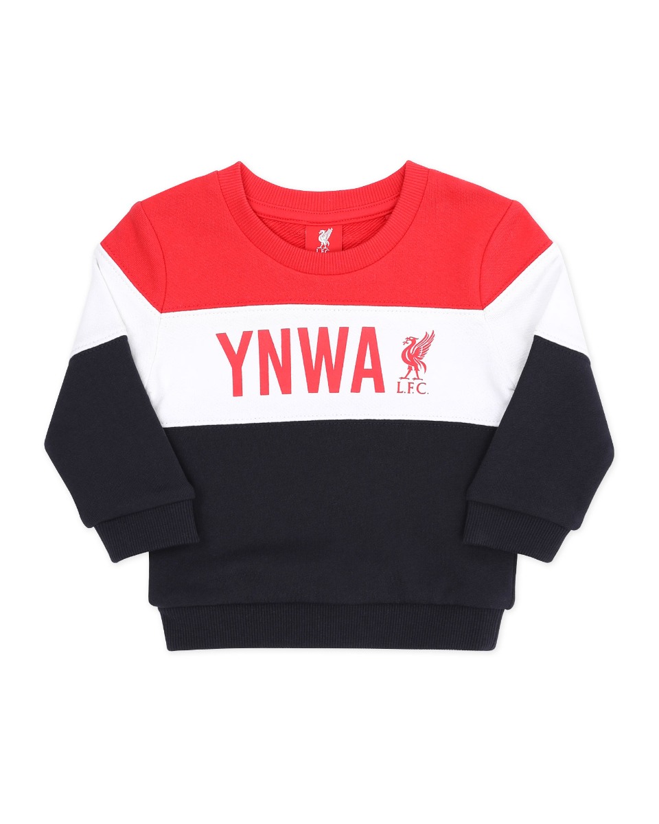 LFC Baby Panel Jog Set Red, White & Navy - Image 2