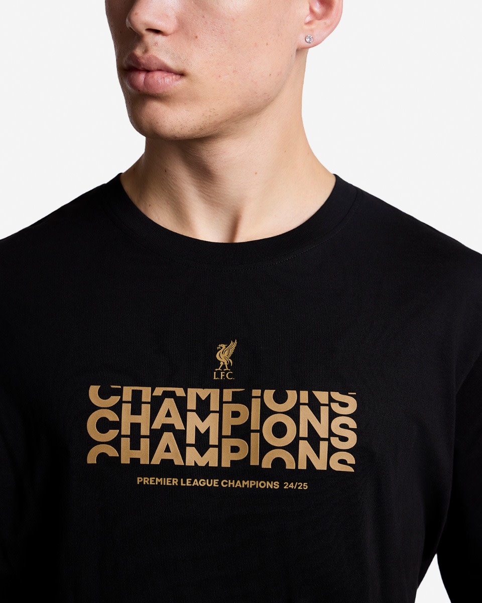 LFC Champions Text T-shirt Herr Svart - Image 2