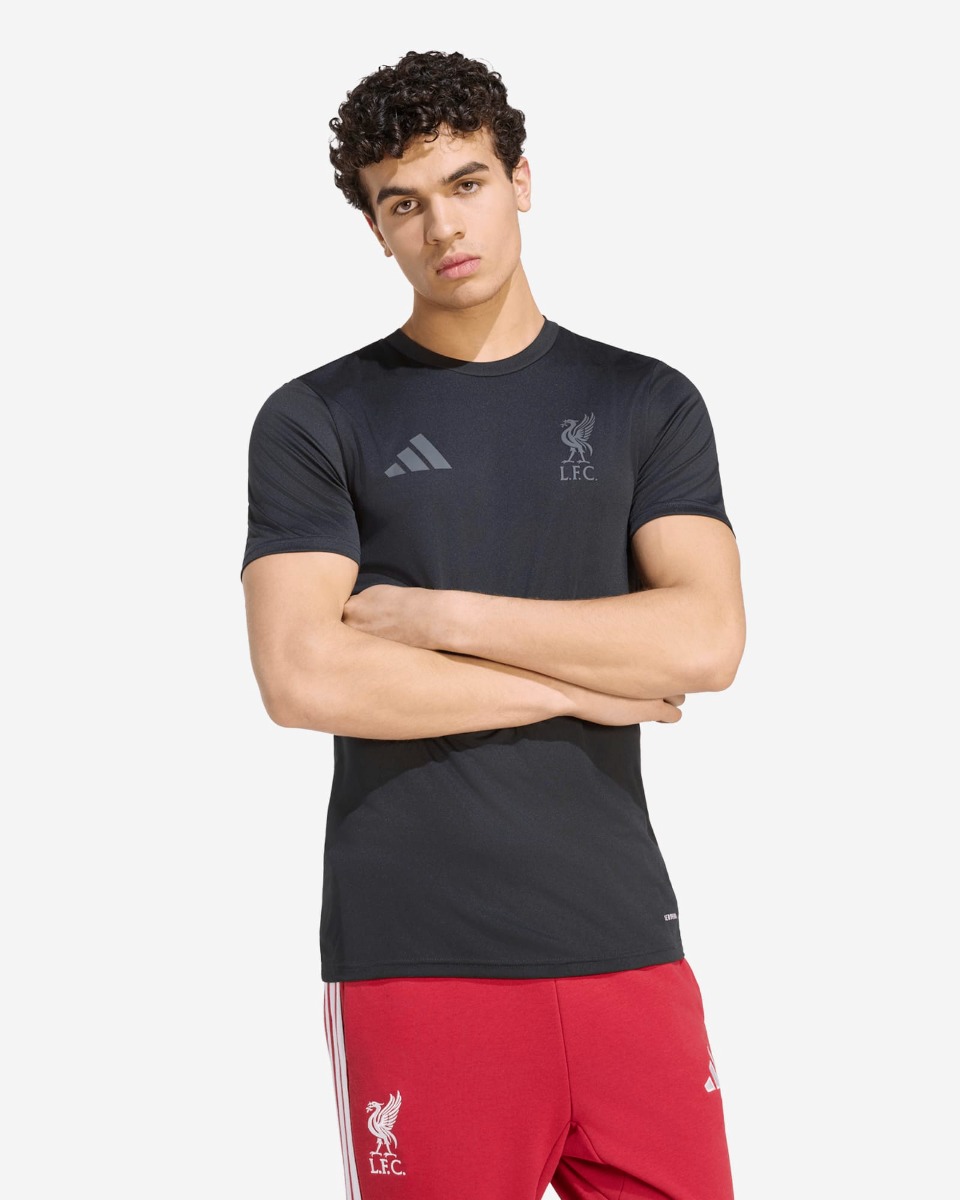 LFC adidas Herren-T-Shirt 26/27 DNA Poly Schwarz - Image 1