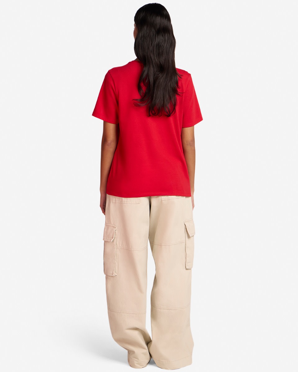 LFC Womens Stitch Tee Red - Image 4