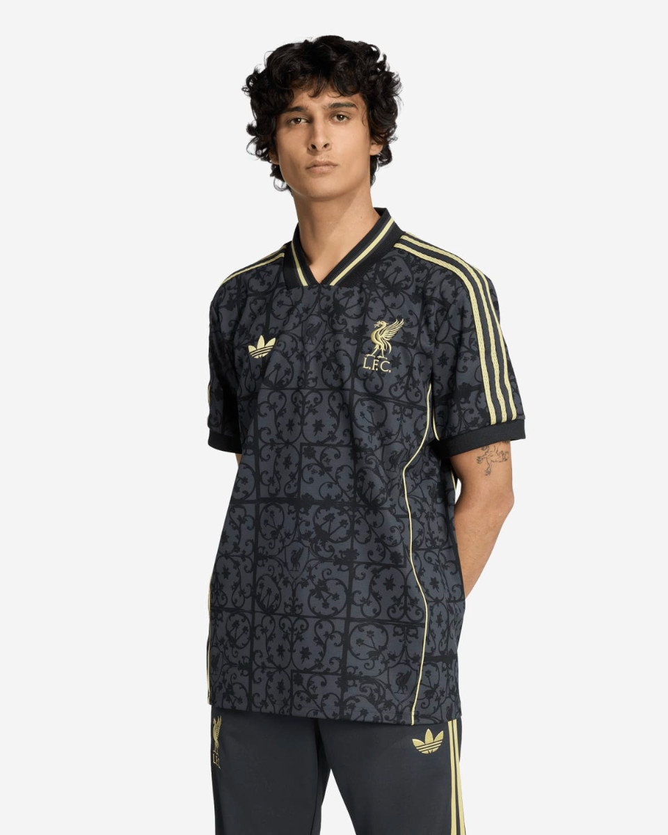 LFC adidas Herr 25/26 LFSTLR Tee Svart & Guld - Image 1