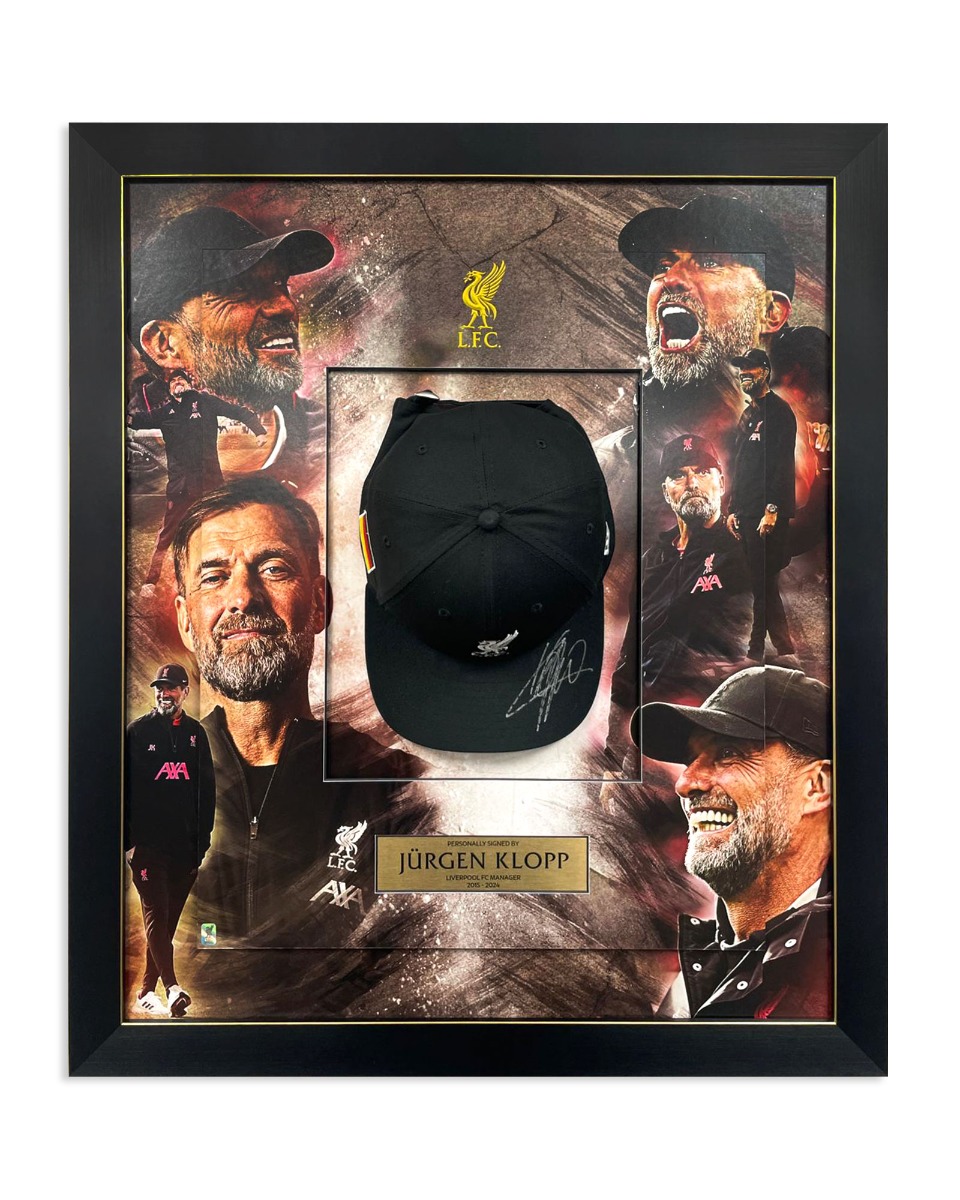 Casquette encadrée Klopp pour adultes Allemagne 9FORTY signée LFC x New Era - Image 1