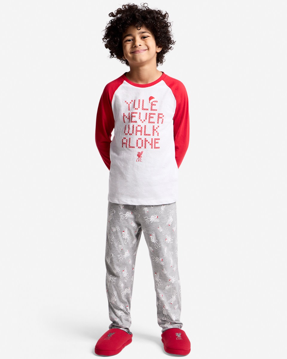 Pyjama de Noël LFC pour bébés rouge - Image 1