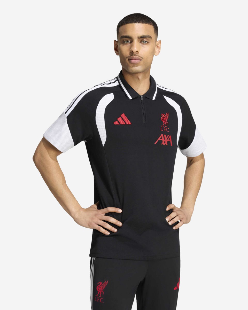 LFC adidas Herre 26/27 Tiro Polo Sort - Image 1